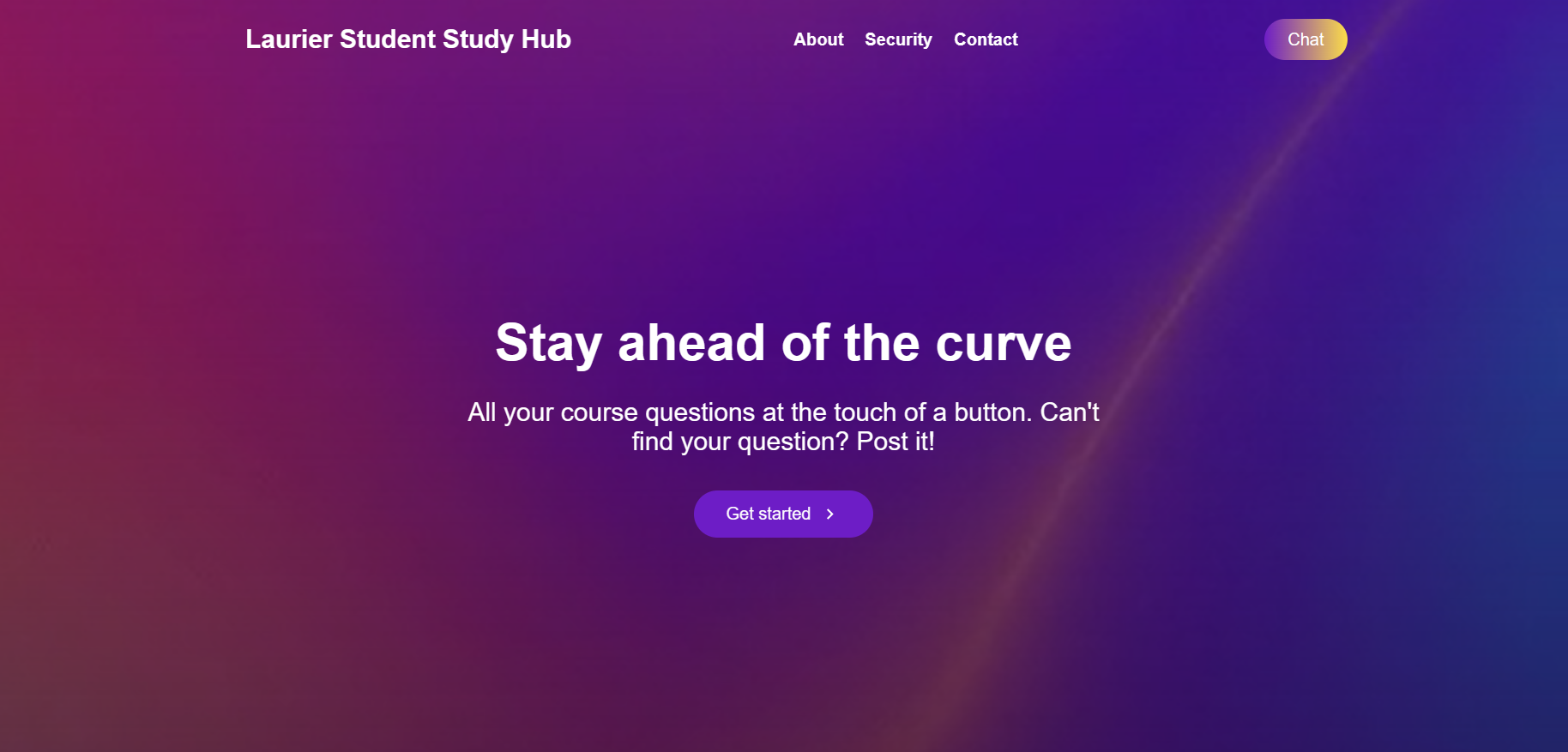 Laurier Student Study Hub